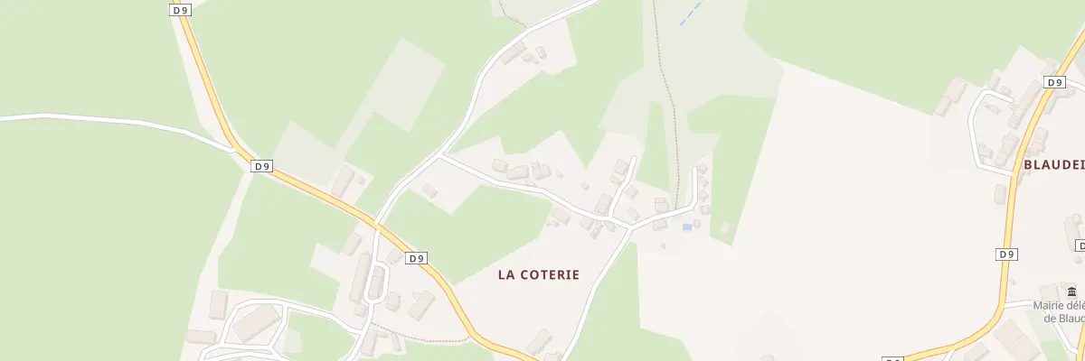 Plan du 12 La Coterie à Parsac