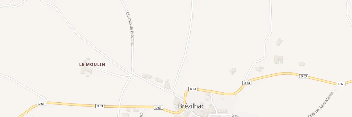 Plan du 3 Las Planos à Brézilhac