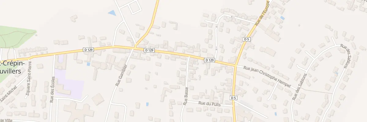 Plan du 1 Rue Basse à Saint-Crépin-Ibouvillers