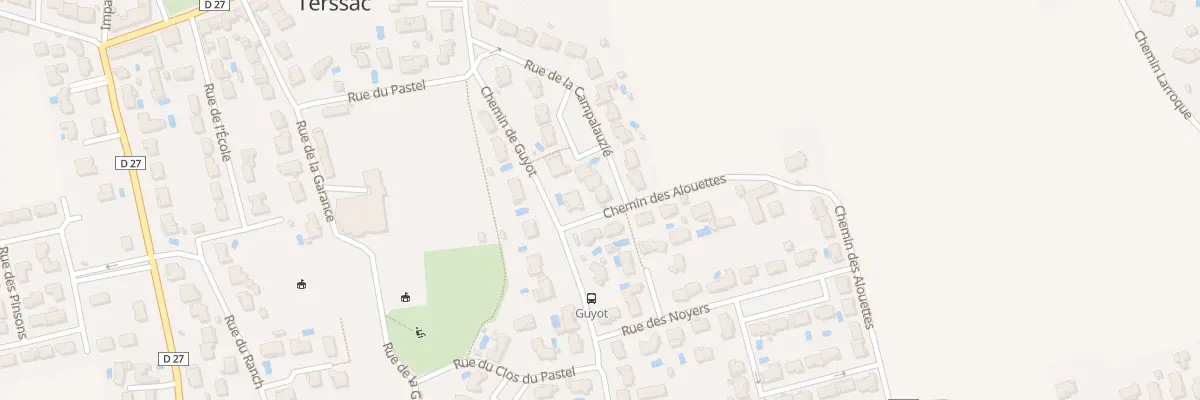 Plan du 15 Rue de la Campalauzie à Terssac