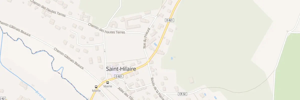 Plan du 2 Rue du Prieure à Saint-Hilaire