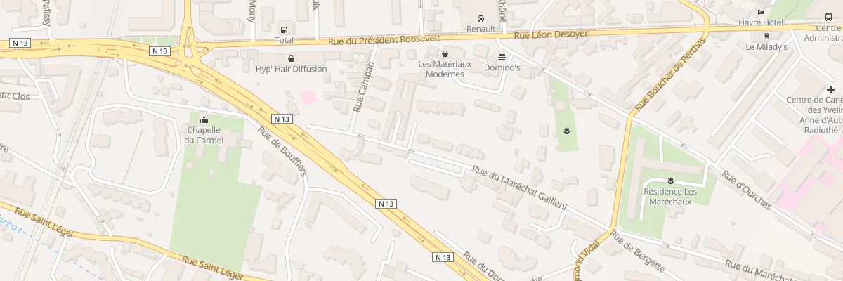 Plan du 22 Rue Mal Gallieni à Saint-Germain-en-Laye