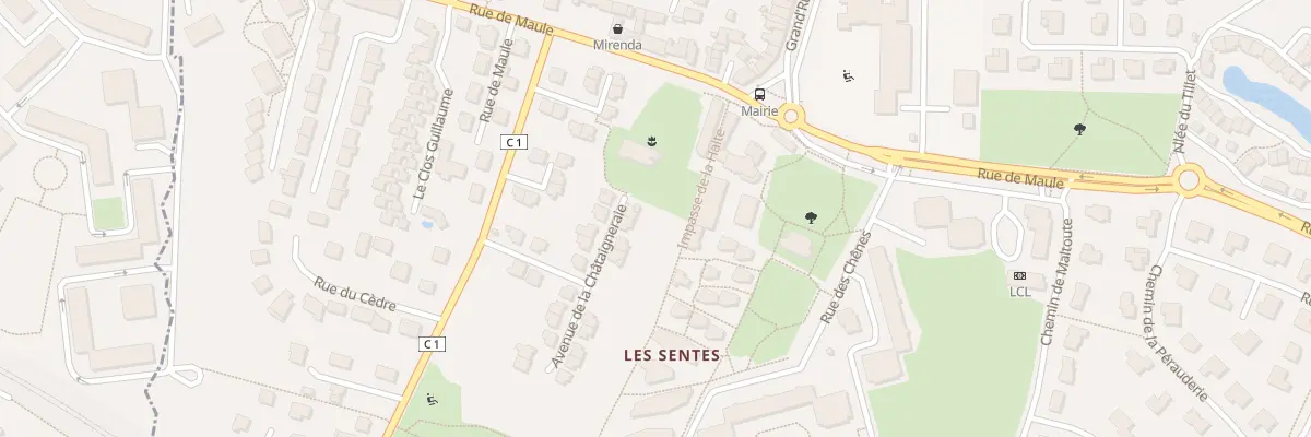 Plan du 18 Av de la Chataigneraie à Bailly