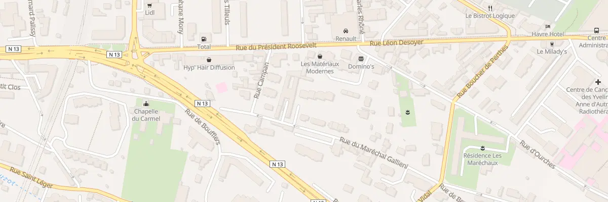Plan du 22B Rue Mal Gallieni à Saint-Germain-en-Laye