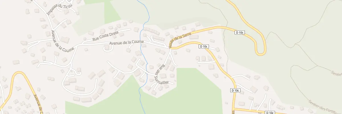Plan du 2 Rue des Sonailles à Bolquère