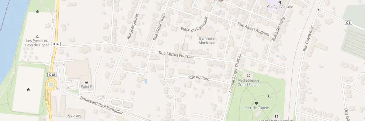 Plan du 8 Rue Michel Fournier à Capdenac-Gare