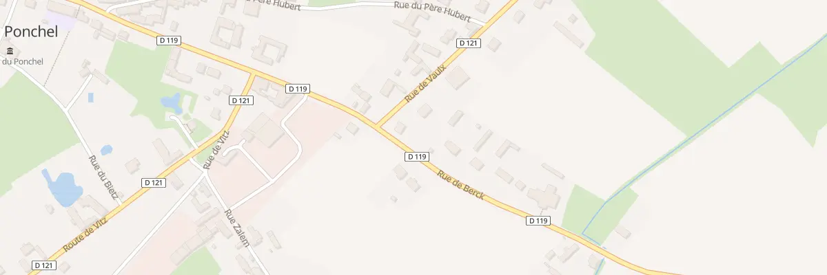 Plan du 1 Rue de Vaulx au Ponchel