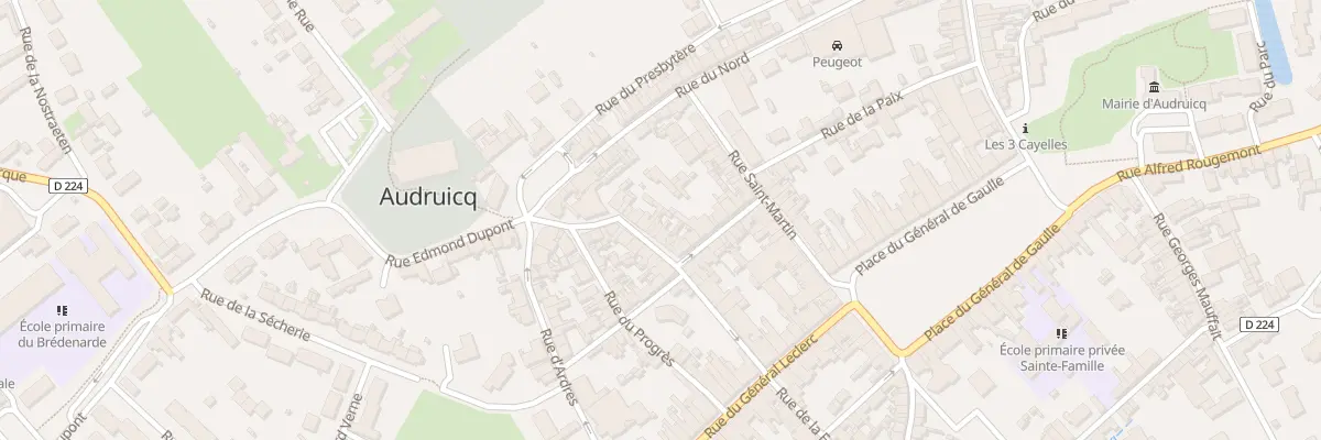 Plan du 102 Rue de l’Eglise à Audruicq