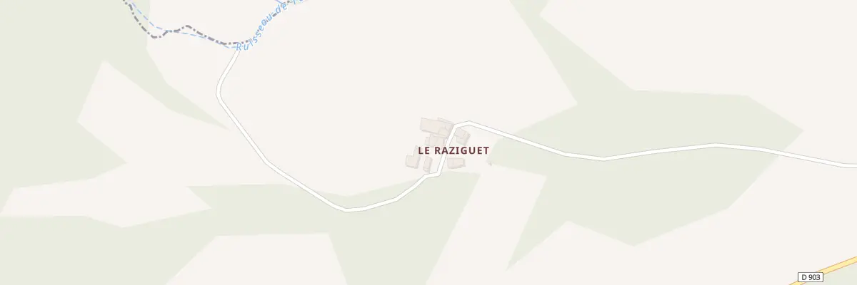 Plan du 88 Le Rasiguet aux Brunels