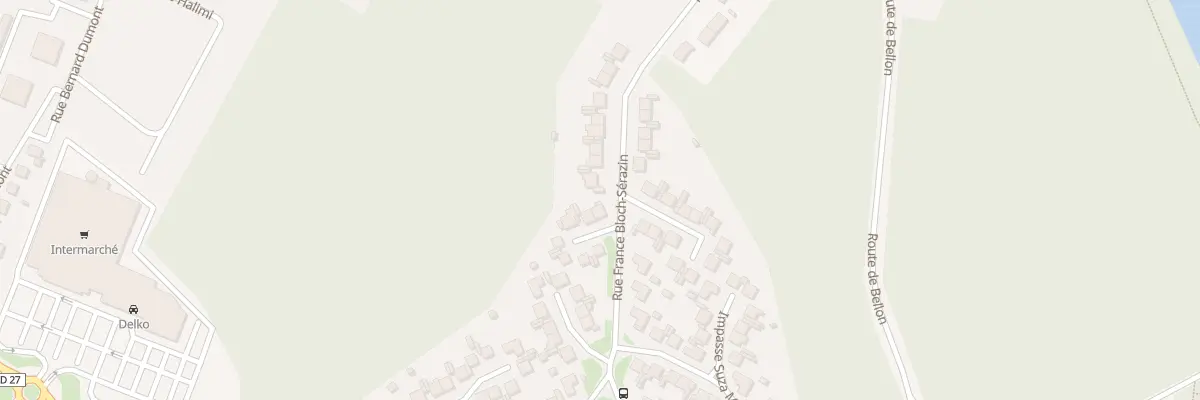 Plan du 20 Rue France Bloch-sérazin à Vierzon