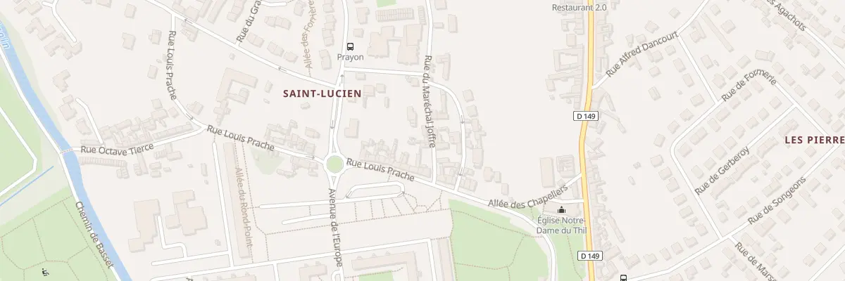 Plan du 3 Rue du Maréchal Joffre à Beauvais