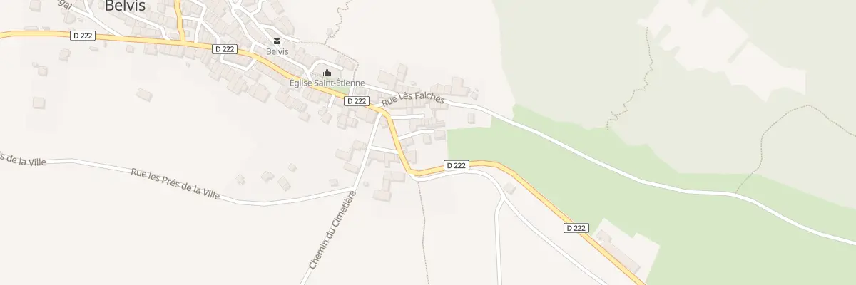 Plan du 64 Le Village à Belvis