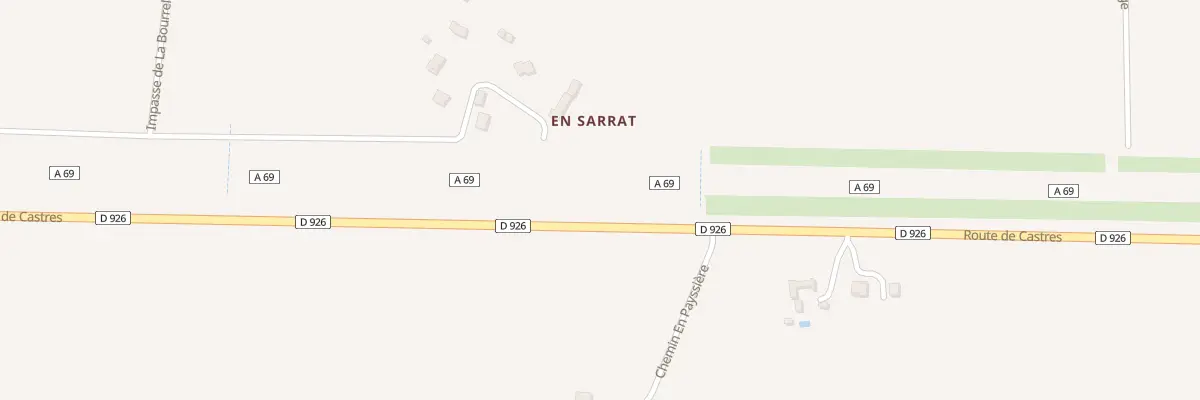 Plan du 5168 En Sarrat à Saint-Germain-des-Prés