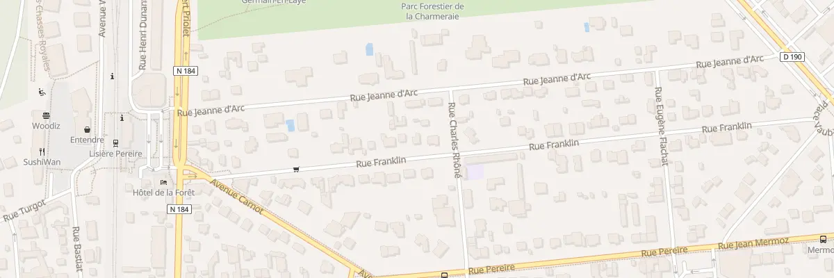 Plan du 44 Rue Franklin à Saint-Germain-en-Laye