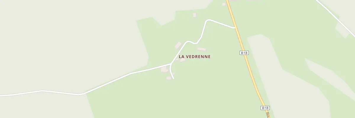 Plan du 5158 La Vedrenne à Saint-Merd-de-Lapleau