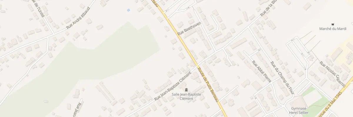Plan du 122 Rue Jean-baptiste Clément à Vierzon
