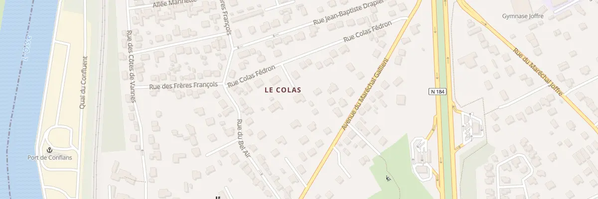 Plan du 10B Rue Colas Fédron à Conflans-Sainte-Honorine