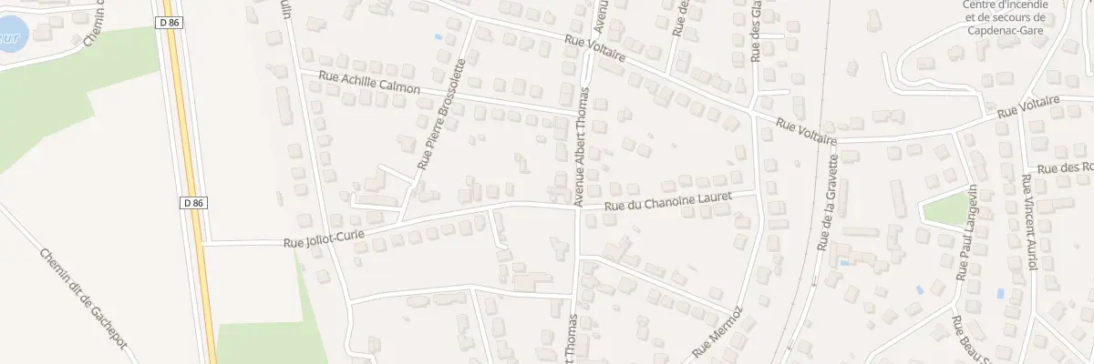 Plan du 96 Av Albert Thomas à Capdenac-Gare