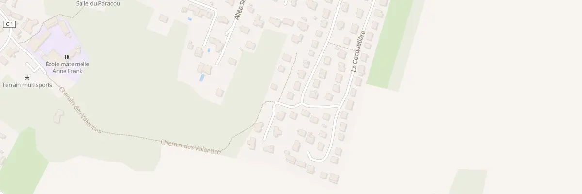 Plan du 5294 La Cocquetière aux Molières