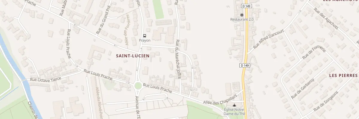 Plan du 12 Rue du Maréchal Joffre à Beauvais