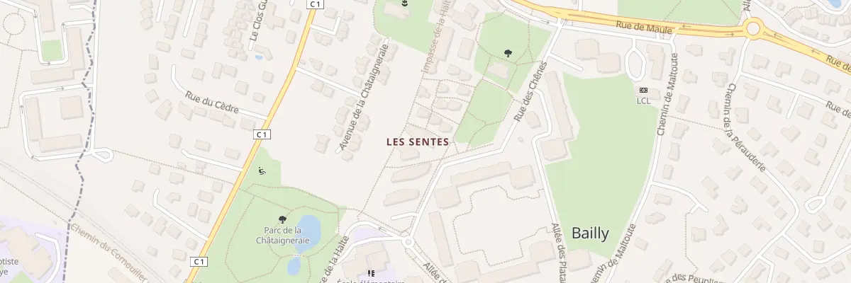 Plan du 9 Rue des Chênes à Bailly