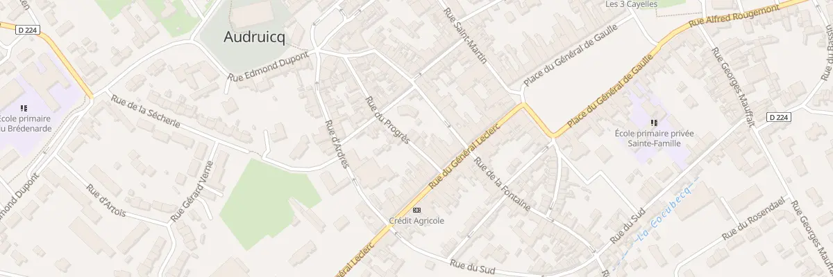 Plan du 46 Rue du Progrès à Audruicq