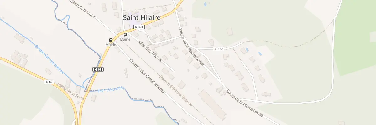Plan du 8B Rte de la Pierre Levée à Saint-Hilaire