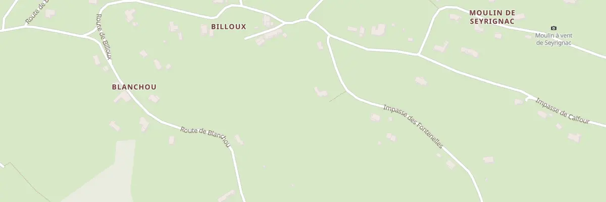 Plan du 5567F Chemin de l’Eglise à Lunan
