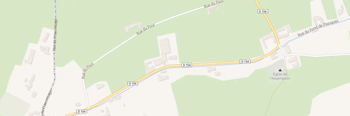 Plan du 25 Rue de Fressin à Planques
