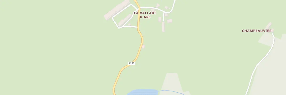 Plan du 2 La Vallade d’Ars à Ars