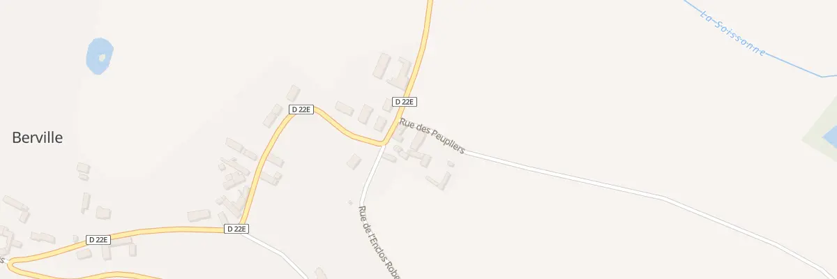 Plan du 1 Rue des Peupliers à Berville
