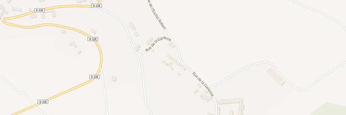 Plan du 40 Rue de la Garenne à Berville