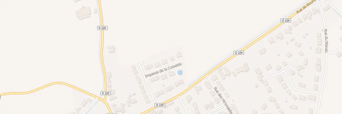 Plan du 9 Imp de la Cossette à Vieille-Église