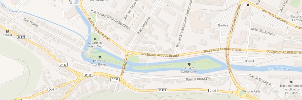 Plan du 54 Bd Aristide Briand à Beauvais