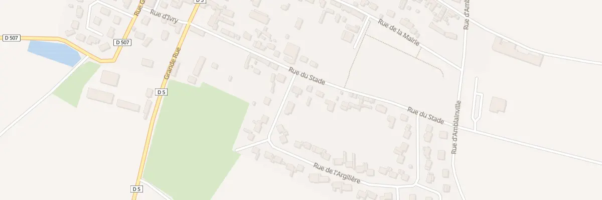 Plan du 10 Rue du Stade à Villeneuve-les-Sablons