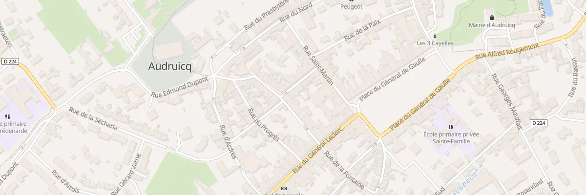 Plan du 61 Rue de l’Eglise à Audruicq