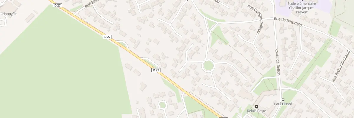 Plan du 22 Sq Henriette Dumuin à Vierzon
