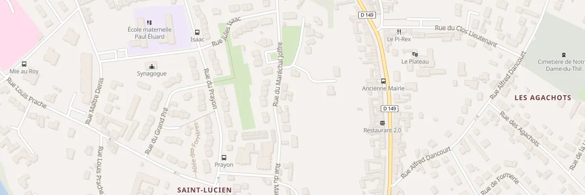 Plan du 30 Rue du Maréchal Joffre à Beauvais
