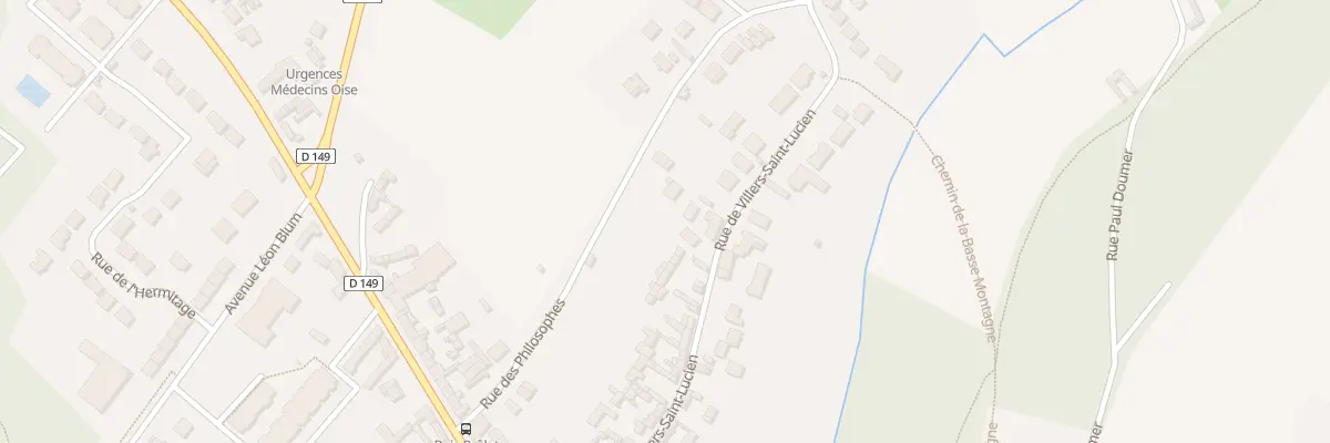 Plan du 49 Rue de Villers-Saint-Lucien à Beauvais