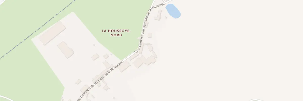 Plan du 50 Vc Hameau de la Houssoye à Choqueuse-les-Bénards