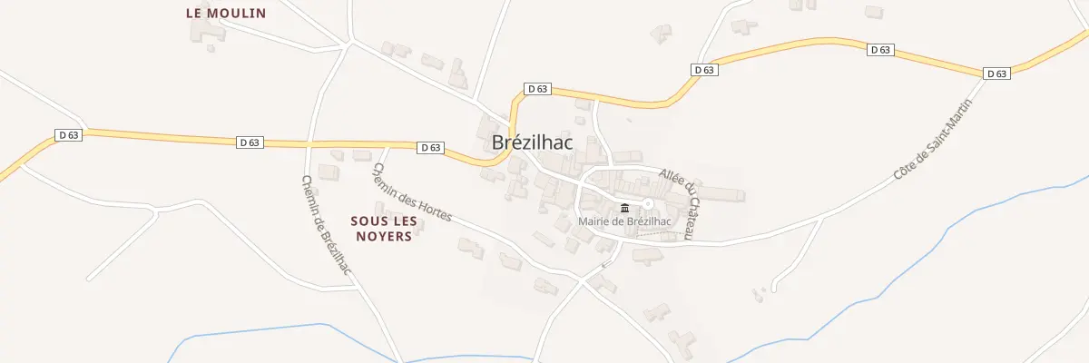 Plan du 35 Le Village à Brézilhac