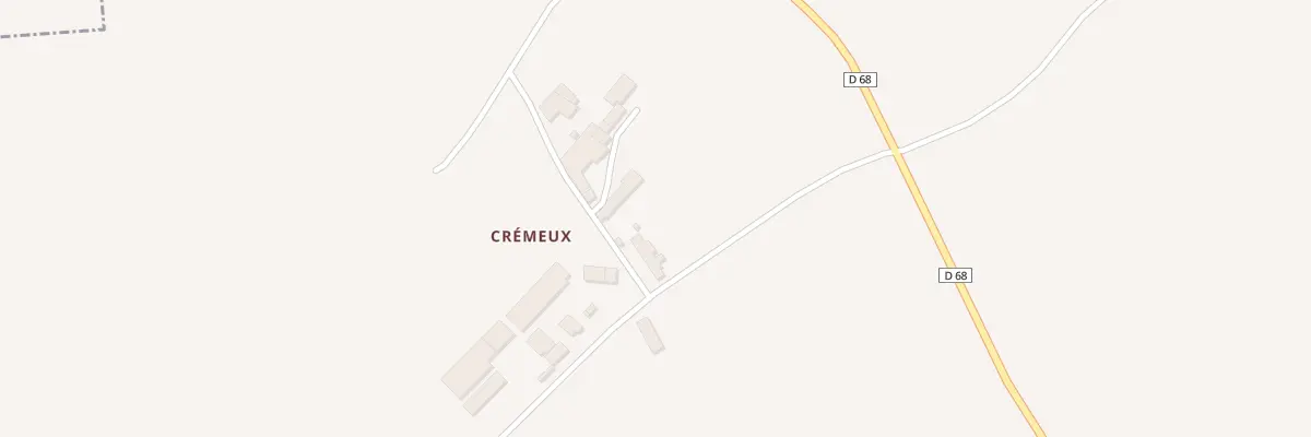 Plan du 5068 Cremeux à Montlevicq