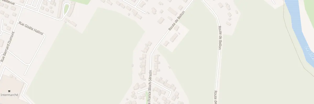 Plan du 1 Rue France Bloch-sérazin à Vierzon