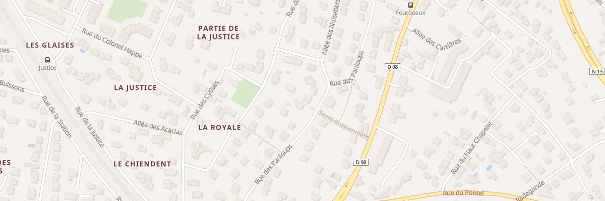 Plan du 29 Rue des Panloups à Saint-Germain-en-Laye