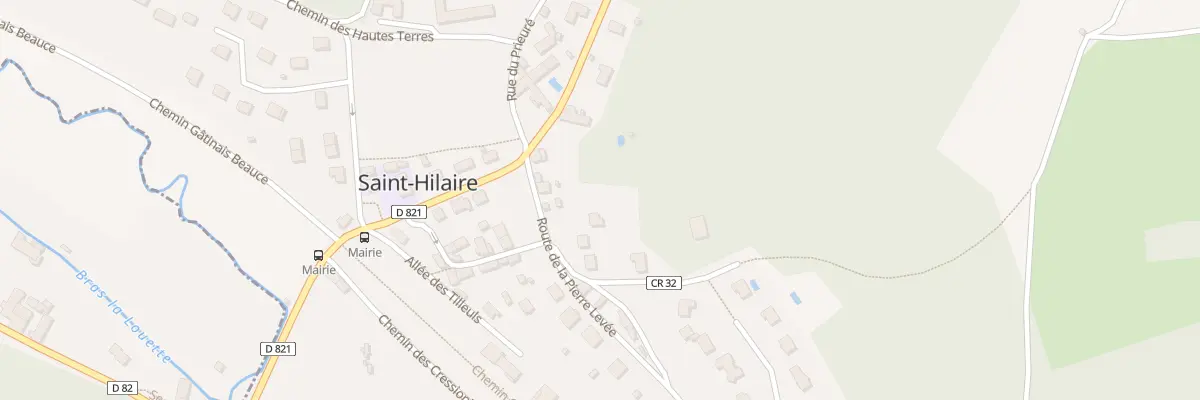 Plan du 3 Rte de la Pierre Levée à Saint-Hilaire