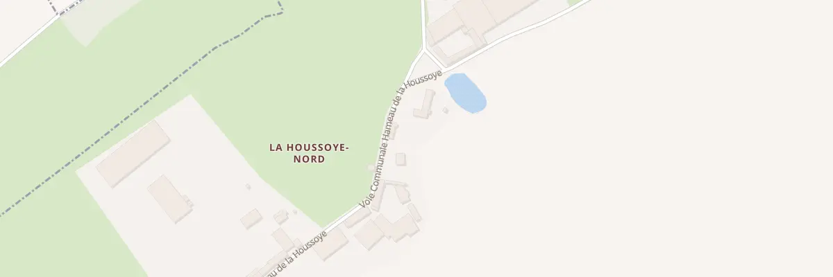 Plan du 54 Vc Hameau de la Houssoye à Crèvecœur-le-Grand