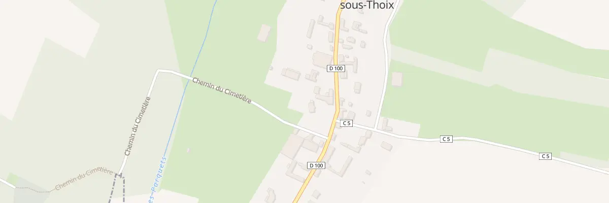 Plan du 28 Gr Grande Rue à Courcelles-sous-Thoix