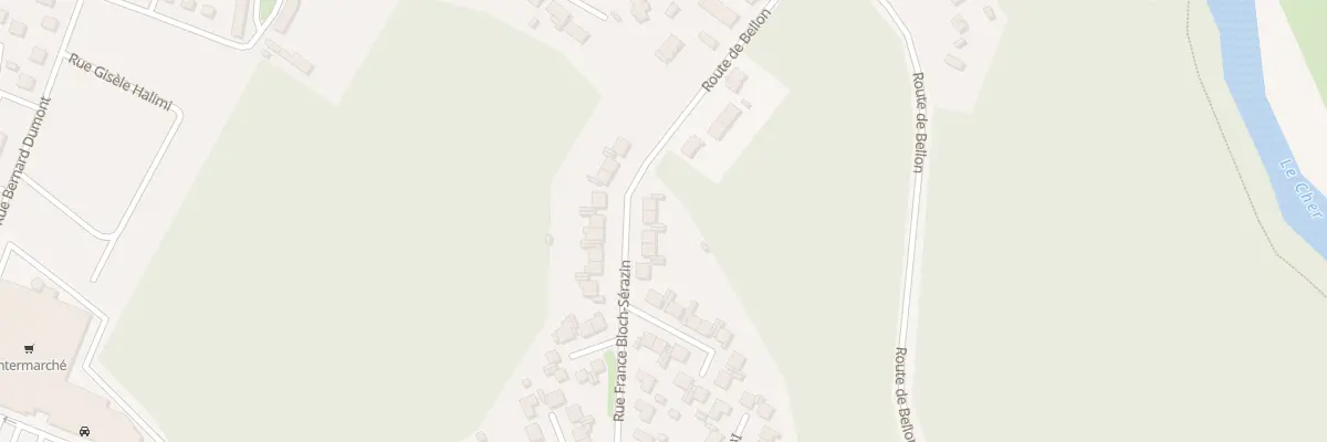 Plan du 3 Rue France Bloch-sérazin à Vierzon