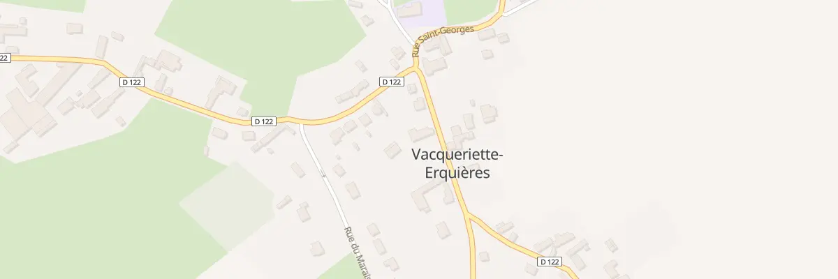 Plan du 92 Rue Grande à Vacqueriette-Erquières