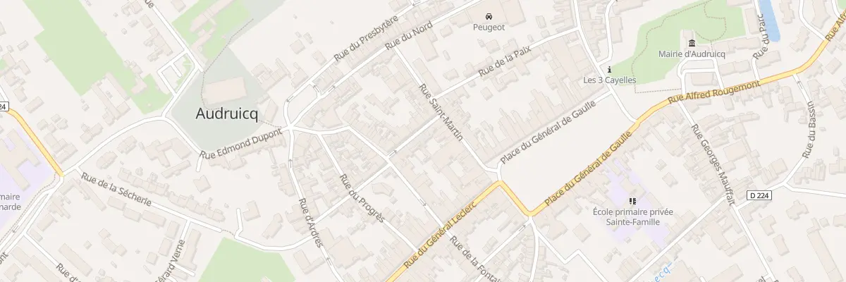 Plan du 35 Rue de l’Eglise à Audruicq